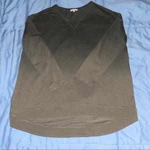 Z Supply Weekender Deep Forest Ombré Pullover